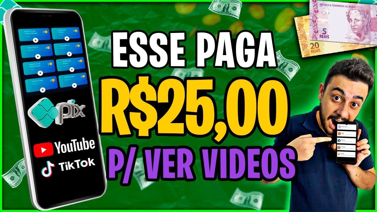 *INACREDITÁVEL* APP PARA GANHAR DINHEIRO VIA PIX VENDO VIDEOS (SEM INDICAR)