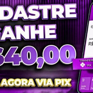 ✅ GANHE R$40,00 REAIS NO CADASTRO VIA PIX NOVO APP PAGANDO NO CADASTRO 2022 - CADASTRE E GANHE