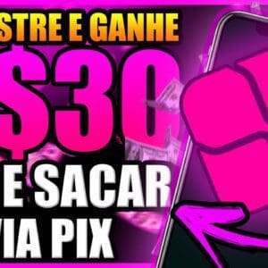 ✅GANHE R$30 NO CADASTRO 2022 - CADASTRE E GANHE - CADASTROU GANHOU - APP PAGANDO POR CADASTRO 2022