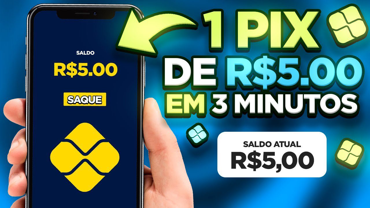 🔥Site Pagando Pix de R$5.00 a cada 3 minutos Como Ganhar Dinheiro na Internet