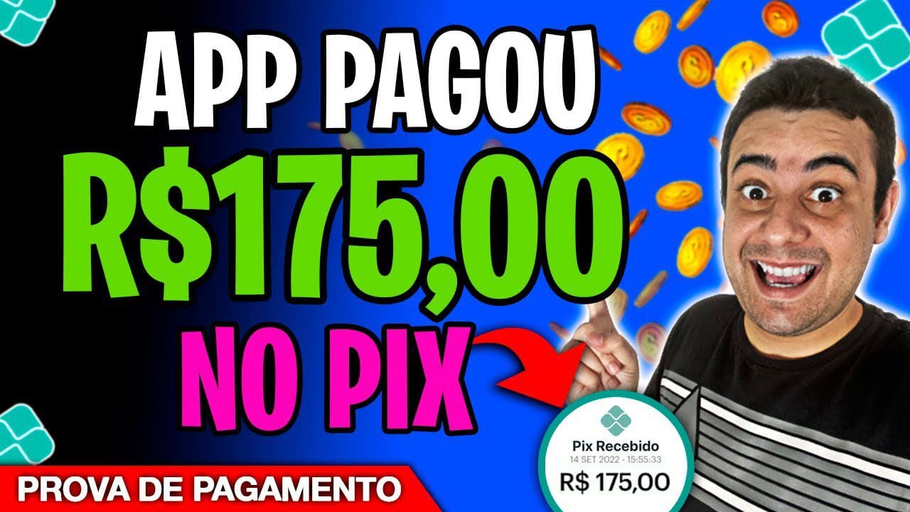 R$175,00 via PIX nesse APP de JOGO que GANHA DINHEIRO de VERDADE (Prova de Pagamento)