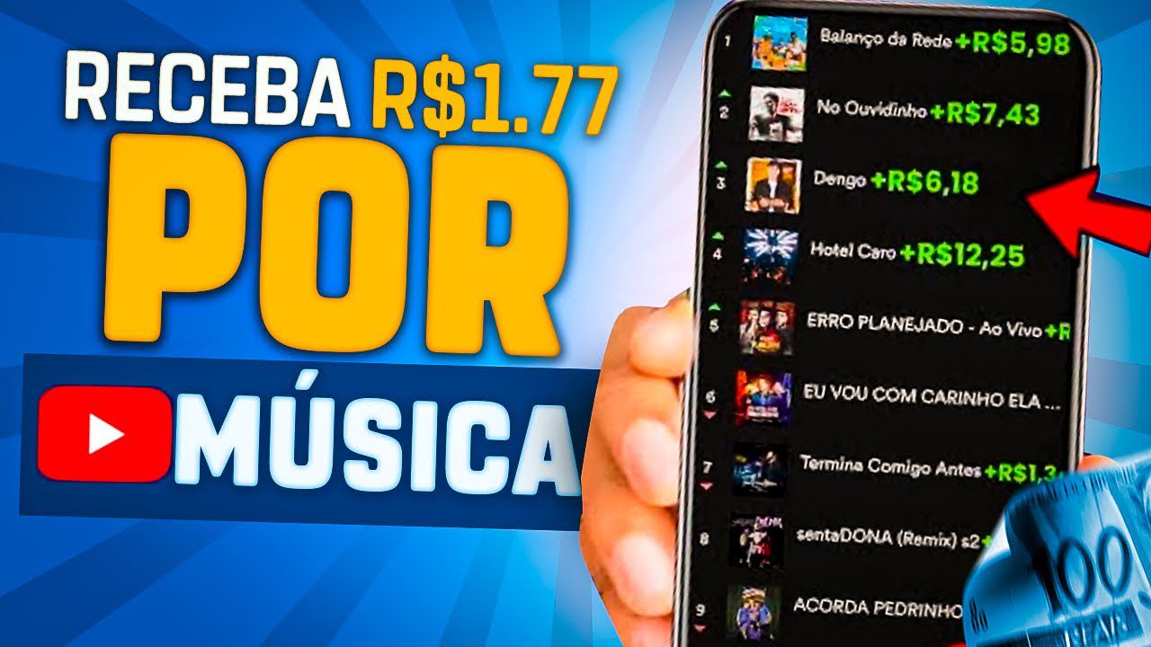 URGENTE! DESCOBRI FERRAMENTA QUE PAGA R$1,77 POR CADA MÚSICA DO YOUTUBE que VOCÊ ESCUTA