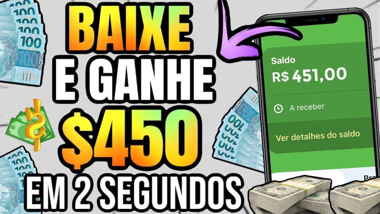 (NÃO É FAKE) NOVO SITE PAGANDO R$450 PARA BAIXAR E USAR 5 MINUTOS – APP PAGANDO SÓ PRA BAIXAR