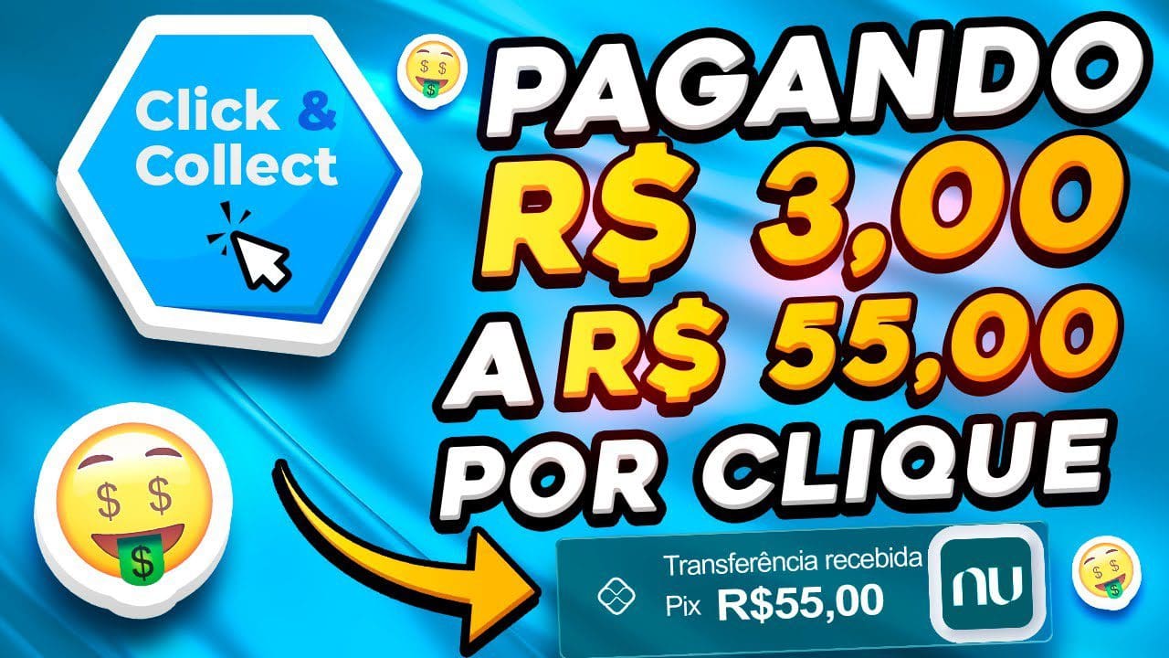 APP PAGANDO R$ 3,00 a 55,00 POR CLIQUE PAGA de VERDADE ATIVE AGORA (e SAQUE TODO DIA NO PIX)