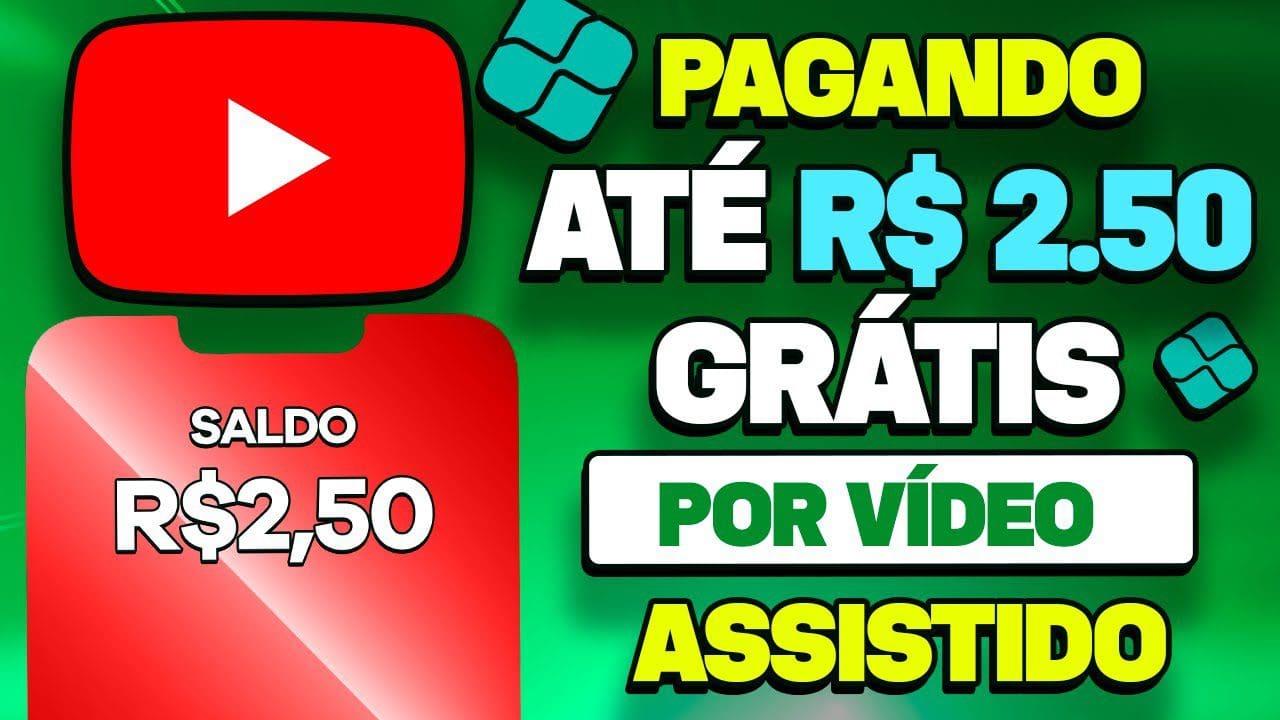 Aplicativo Pagando até R$ 2.50 GRÁTIS [POR VÍDEO ASSISTIDO]  APP FÁCIL DE GANHAR DINHEIRO em 2022