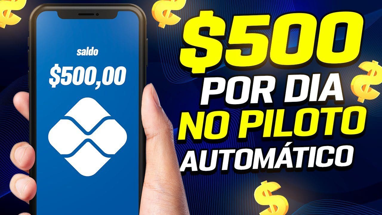 Ganhe $500 POR DIA (à prova de falhas no piloto automático) | Faça dinheiro na internet