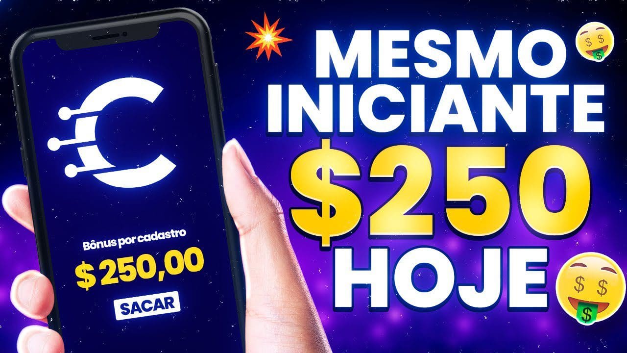 MESMO INICIANTE $ 250 HOJE Como ganhar dinheiro na internet 2023 Site pagando de Verdade