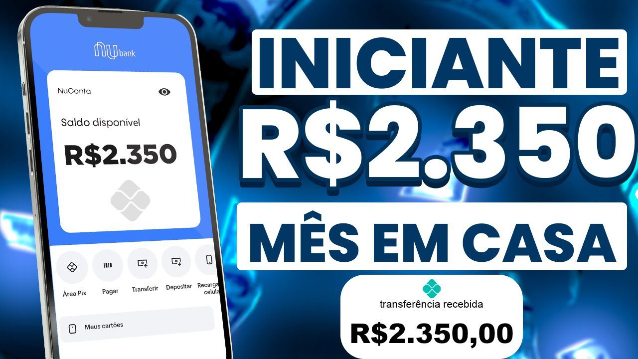 Desempregado e Agora? Como Trabalhar Em Casa e Ganhar R$2.350 Mês Ganhe dinheiro online