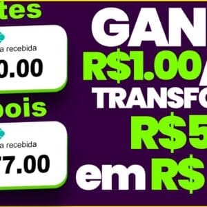 [GANHE R$1.00 todo dia] Transforme R$50 em R$ 777,00 AGORA Como ganhar dinheiro na internet em 2023