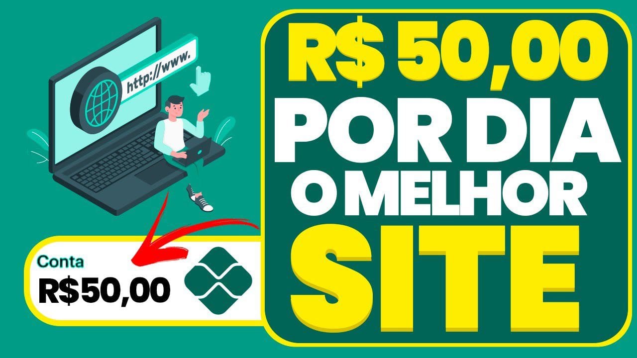 [R$ 50,00 Por Dia] Um dos Melhores Sites para Ganhar dinheiro online