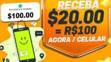 Receba $20.00 = R$100 AGORA (MOLEZA) Ganhe dinheiro na internet de onde estiver no celular | ysense