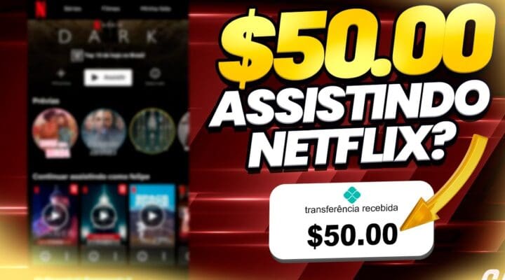 Como ganhar dinheiro $50.00 assistindo NETFLIX ganhar dinheiro assistindo vídeo na netflix?