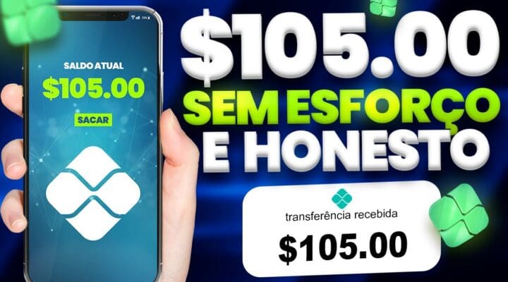 Faça dinheiro sem esforço: Ganhe $105 por dia com este TRUQUE incrível! (ganhe dinheiro na internet)