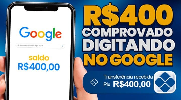 Ganhe R$400 COMPROVADO!💸 Apenas digitando para Grandes Empresas no Google | Dinheiro Online