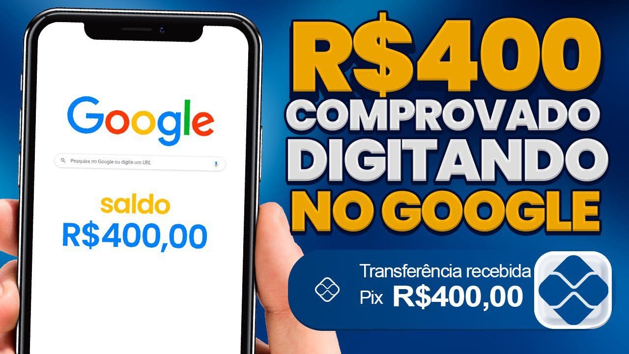 Ganhe R$400 COMPROVADO!💸 Apenas digitando para Grandes Empresas no Google | Dinheiro Online