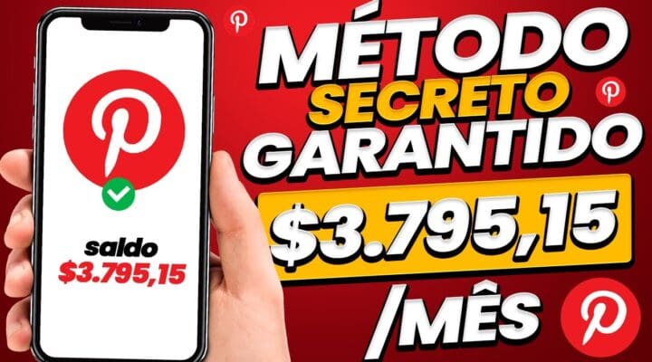 MÉTODO SECRETO: Aprenda como faturar R$3.795,15 mensais no Pinterest [Método Infalível Revelado]