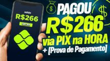 😲APLICATIVO PAGOU R$266 via PIX na HORA [Prova de Pagamento] – Ganhe dinheiro a cada clique em 2023
