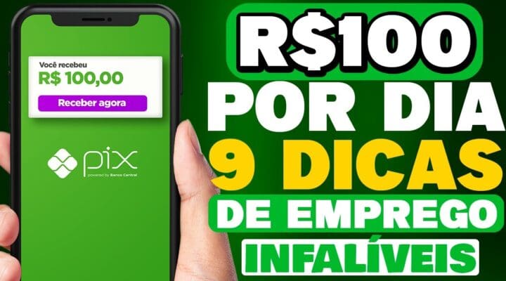 9 DICAS para encontrar um EMPREGO e GANHAR R$100 POR DIA (Como ganhar dinheiro na internet)