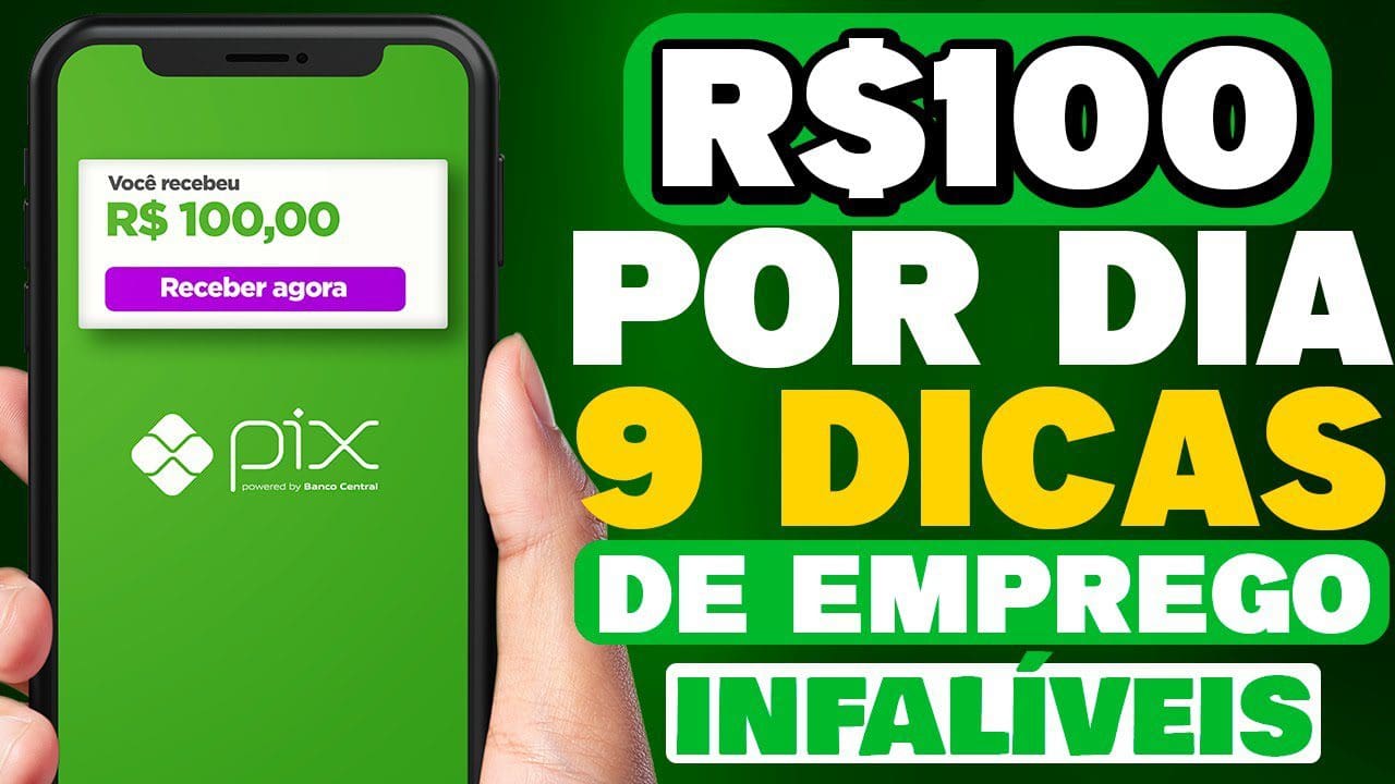 9 DICAS para encontrar um EMPREGO e GANHAR R$100 POR DIA (Como ganhar dinheiro na internet)