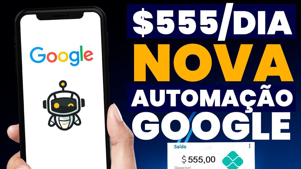 NOVO Ganhe $15.05 A CADA 60 SEGUNDOS com ESSE ROBÔ do GOOGLE [$555/DIA] Ganhar Dinheiro Online