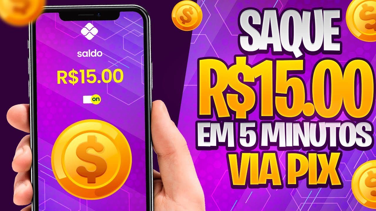 GANHE R$15.00 REAIS em 5 MINUTOS (VIA PIX, NA HORA) - JOGOS de CELULAR que PAGAM de VERDADE