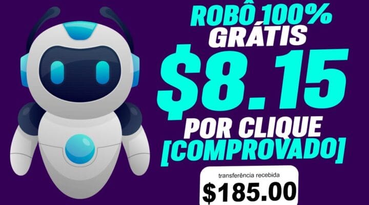 ÚNICO ROBÔ DO PAYPAL Paga $8.15 POR CLIQUE! Ganhe $185/DIA [COMPROVADO] Ganhar Dinheiro Online