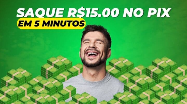 RECEBA R$15 00 REAIS em 5 MINUTOS NO PIX, NA HORA   JOGOS de CELULAR que PAGAM de VERDADE 2023