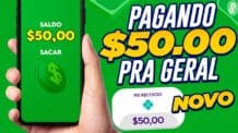 – ̗̀RAPIDO ̖́- Aplicativo Pagando $50.00 PARA GERAL! o Melhor App PAGANDO DINHEIRO DE VERDADE 2023