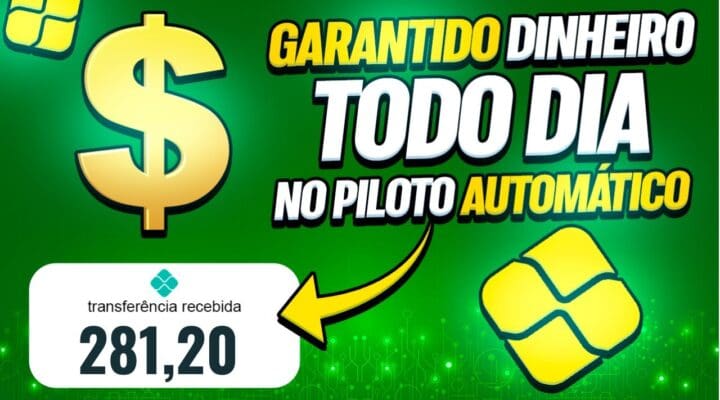 Ganhe 1 PIX de R$281.20 todo dia nesse APLICATIVO Como ganhar dinheiro na internet | Vinícius Vieira