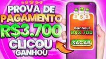 🤑CLICOU GANHOU PROVA DE PAGAMENTO de R$3.700 – APP PAGANDO no PIX de VERDADE | Dinheiro online