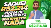 Aplicativo BHP SAQUEI R$2.214,80 (PROVA DE PAGAMENTO) SEM INVESTIR NADA + Ganhe dinheiro online