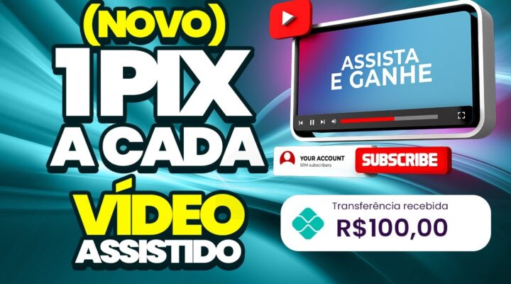 (NOVO) 1 PIX A CADA VÍDEO ASSISTIDO Ganhar dinheiro assistindo vídeo 2023
