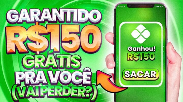 🤑GARANTIDO R$150 GRÁTIS PRA VOCÊ AQUI – FAÇA O QUE EU FALEI NO VÍDEO| Como ganhar dinheiro online