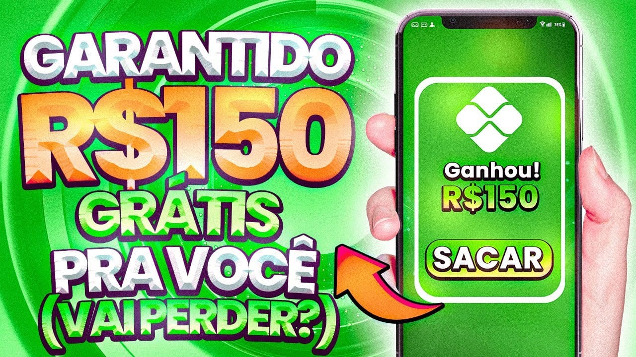 🤑GARANTIDO R$150 GRÁTIS PRA VOCÊ AQUI - FAÇA O QUE EU FALEI NO VÍDEO| Como ganhar dinheiro online