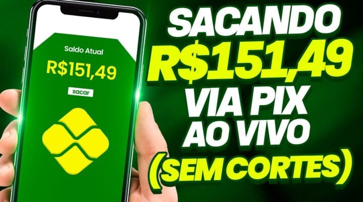 🤑CADASTROU GANHOU SACOU R$151,49 – APP PAGANDO no PIX por CADA CADASTRO PODE SACAR | Dinheiro online