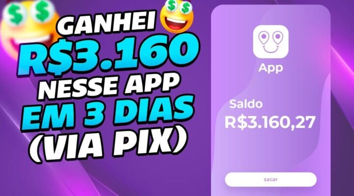 GANHEI R$3 160,27 REAIS nesse APP em 3 DIAS VIA PIX   APLICATIVO PAGANDO de VERDADE no CELULAR