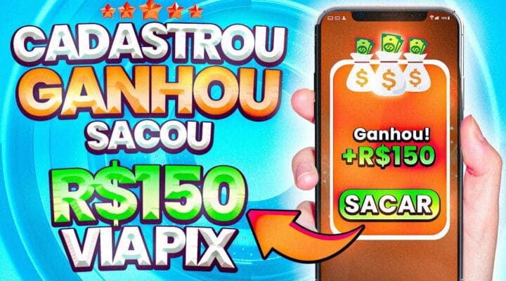 🤑CADASTROU GANHOU SACOU R$150 – APP PAGANDO no PIX por CADA CADASTRO PODE SACAR | Dinheiro online