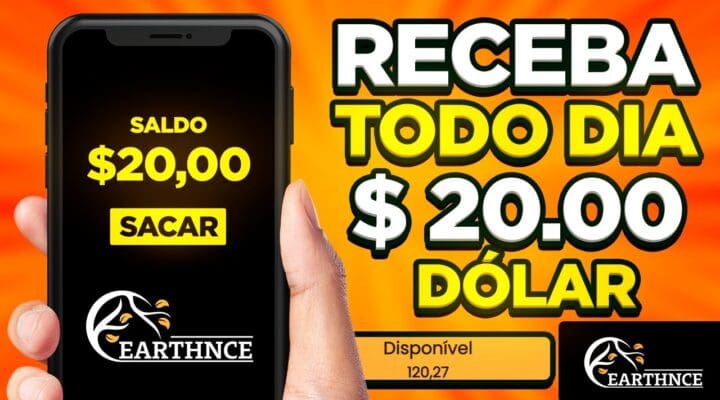 🚨RECEBA Todo Dia ($ 20.00 DÓLAR) – Como Ganhar DINHEIRO DE VERDADE na INTERNET 2022 (Earthnce)