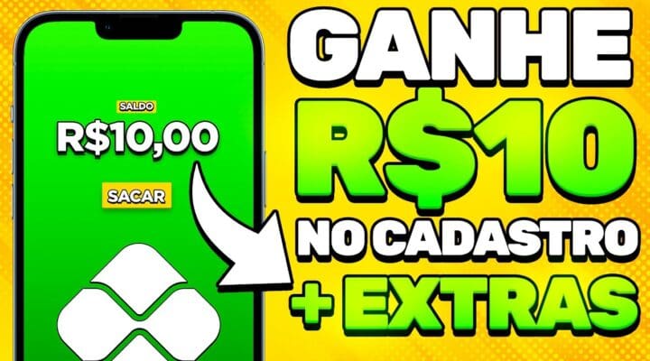 GANHE R$ 10,00 NO CADASTRO – APLIACATIVO PAGANDO NO CADASTRO 2022 Ganhe dinheiro online