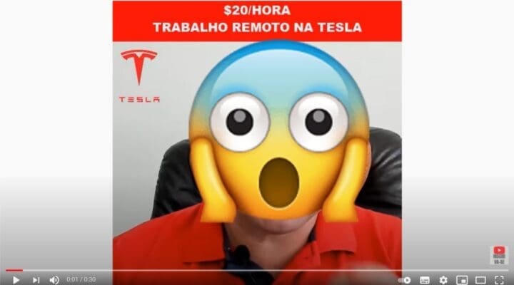 Ganhar dinheiro $20 POR HORA TESLA está CONTRATANDO | Vinícius Vieira Empreendedor #SHORTS