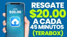 TeraBox 4  Passos de Lucrar [GANHE $1.2 por minuto Resgate $20.00 em 45 minuto]Dinheiro na internet