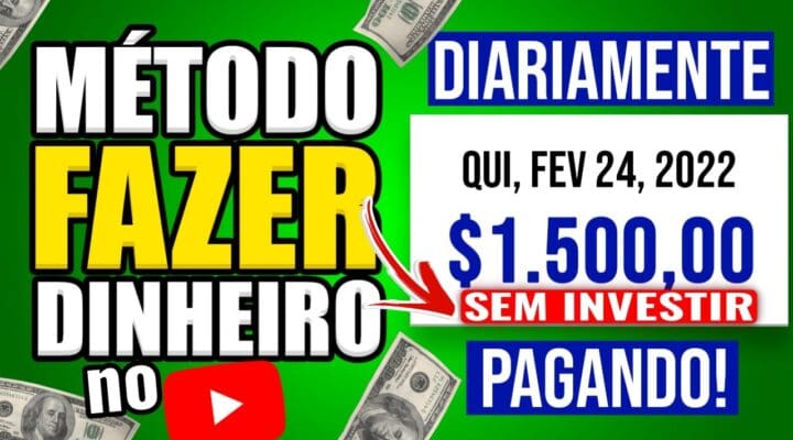 Como ganhar $ 1.500 por dia dinheiro no YouTube (Sem fazer vídeos Sem Aparecer)