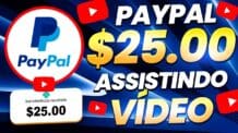 1 Paypal de $25.00 para Assistir Vídeos e Anúncios (NOVO) Ganhar dinheiro assistindo vídeo 2023