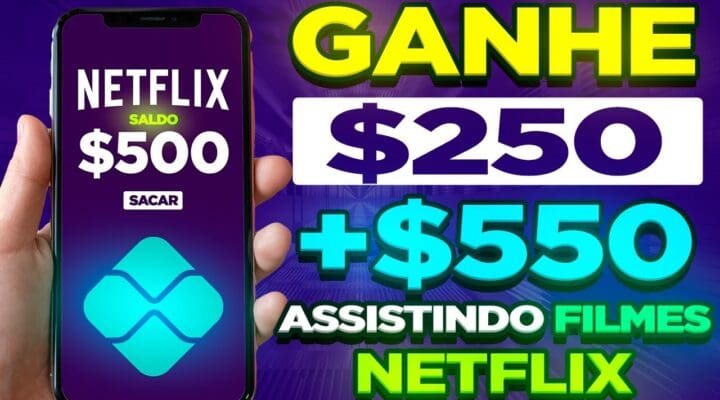 Ganhe $250.00 + $550.00 da Netflix ASSISTINDO FILMES ($25.00 Por Filme)Ganhar dinheiro na internet