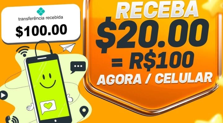 Receba $20.00 = R$100 AGORA (MOLEZA) Ganhe dinheiro na internet de onde estiver no celular | ysense