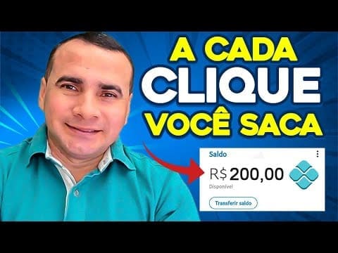 🚨LIBERADO! A cada Clique você saca – Ganhe ate R$ 245, por Semana com esse site (Grátis)