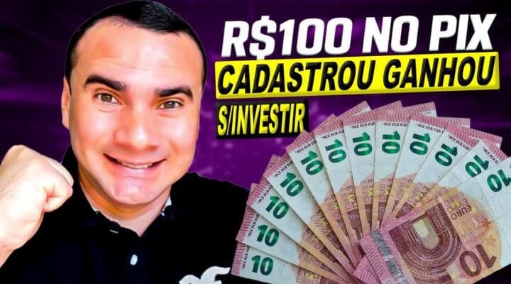 [NOVO] Site Paga R$100 no Cadastro + BÔNUS | Ganhe Dinheiro na Internet VIA PIX [SEM INVESTIR]