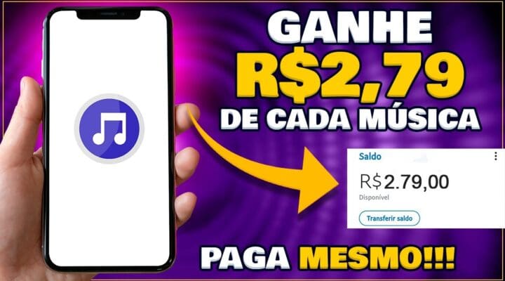 [REVELADO] Ganhe a cada 15 minutos 1 música=R$ 2,79 | 20 músicas =R$105,00 [Ganhar dinheiro online]