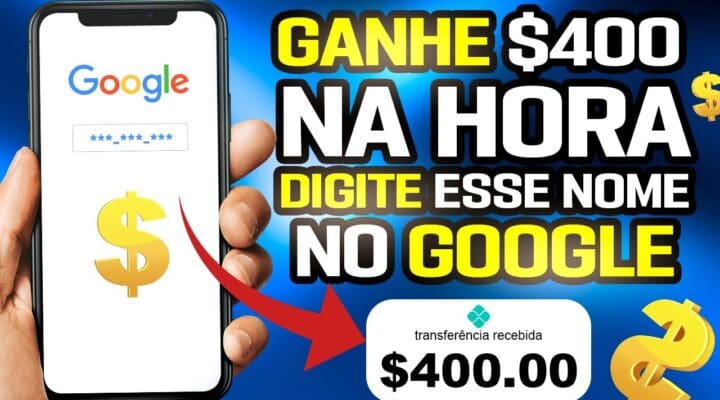 GANHE $400 IMEDIATAMENTE DIGITE esse NOME NO GOOGLE de graça (PROVADO) Ganhe dinheiro online