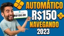 Ganhe R$150/dia AUTOMÁTICO Transforme cliques em DINHEIRO Veja como ganhar dinheiro na internet